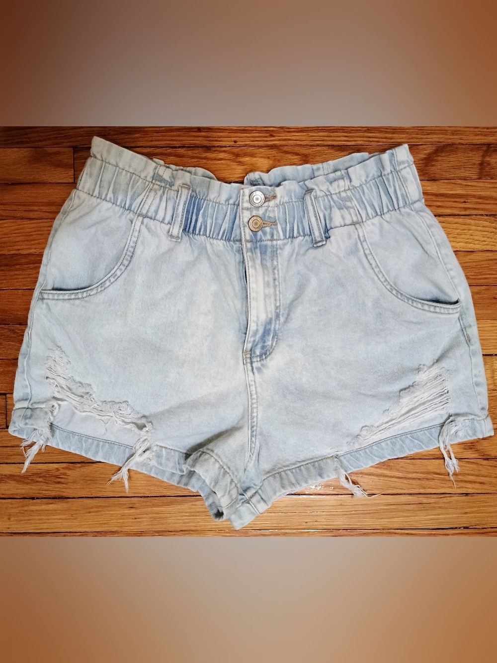 SO High Rise Mom Short Jean Shorts Blue Size 11/13W